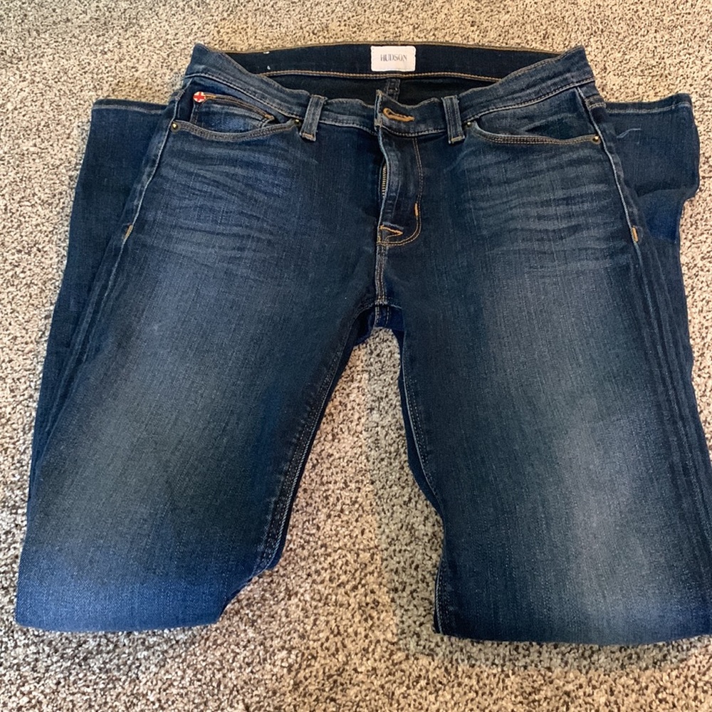 Hudson mid rise Colette skinny jeans